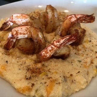 Creole Shrimp and Cheddar Grits